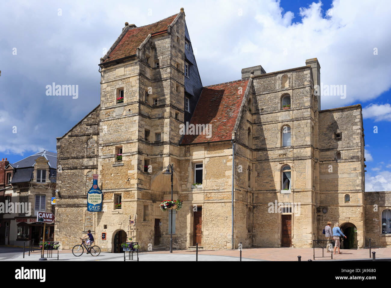 Frankreich, Calvados, Dives-sur-Mer, Bois Hibout Manor oder der Lieutenance Stockfoto