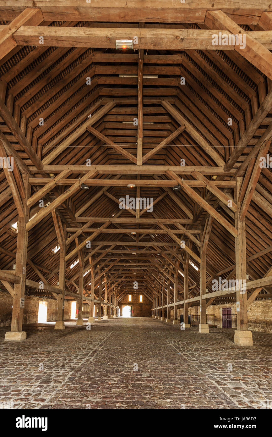 Frankreich, Calvados, Saint-Pierre-sur-Dives, die Hallen Stockfoto