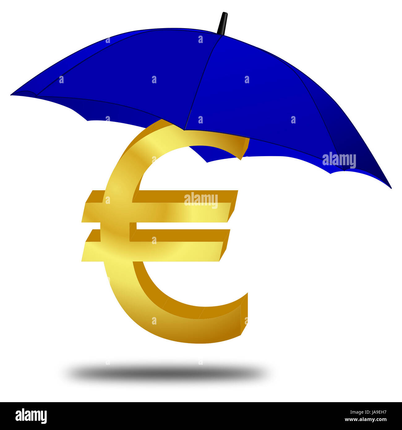 Währung: Euro Stockfoto