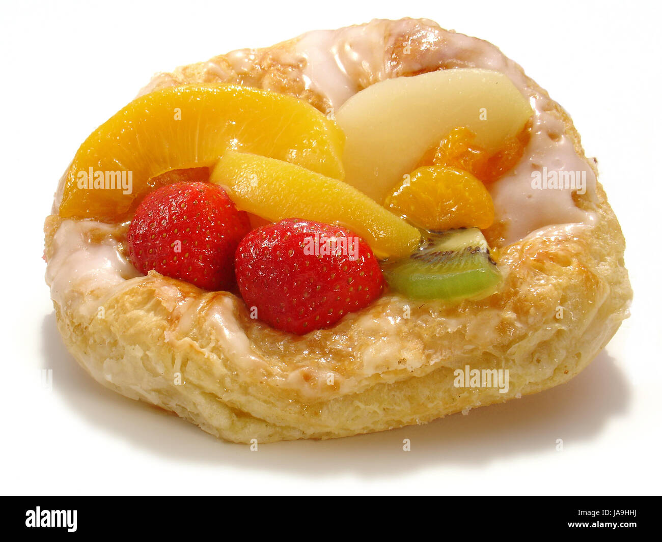 Obst zu plündern - Früchtekuchen Stockfoto