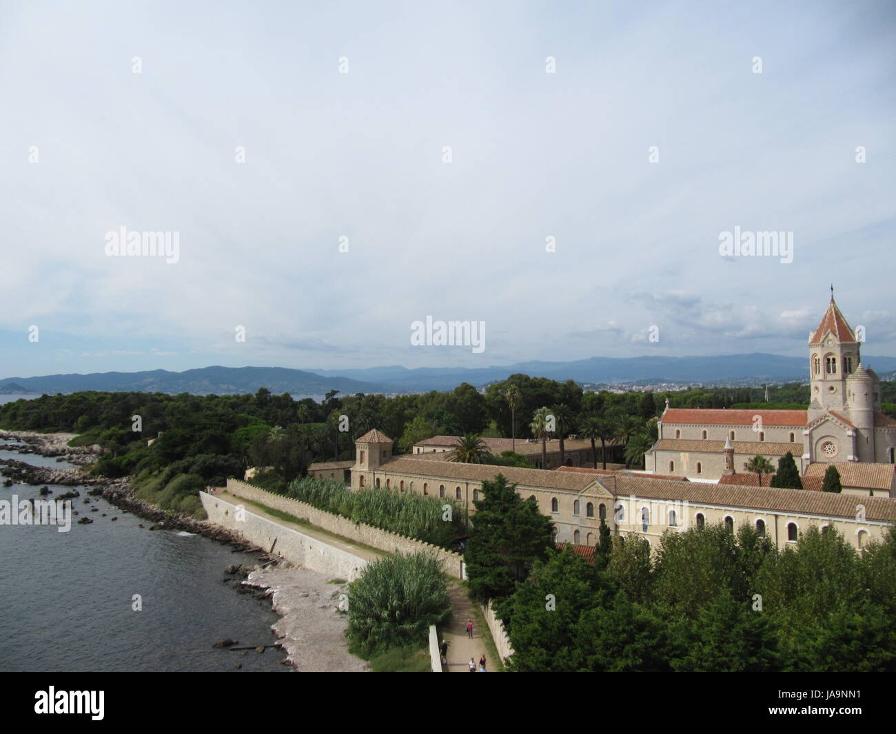 Turm, Wasser, mediterrane, Salzwasser, Meer, Ozean, Frankreich, Festung, Inseln, Stockfoto