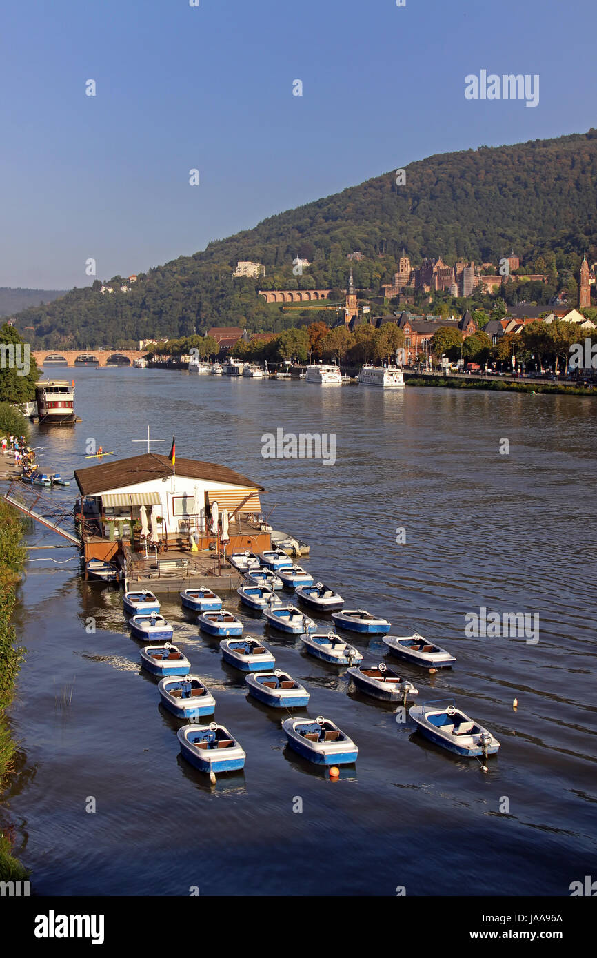 Altstadt, Boote, Segelboot, Segelboot, Ruderboot, Boot, Wasserfahrzeuge, Stockfoto