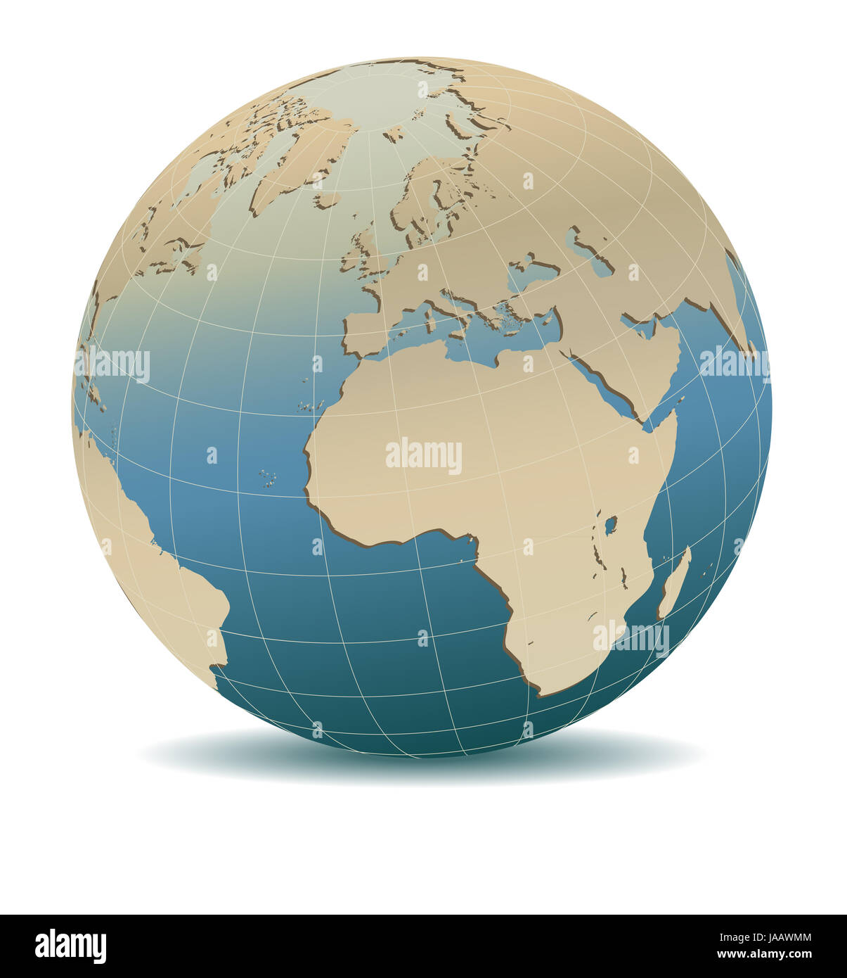 Retro-Style Europa und Afrika, globalen Welt, Elemente des Bildes von der NASA eingerichtet Stockfoto Retro-Style Europa und Afrika, globalen Welt, Elemente des Bildes von der NASA eingerichtet Stockfoto