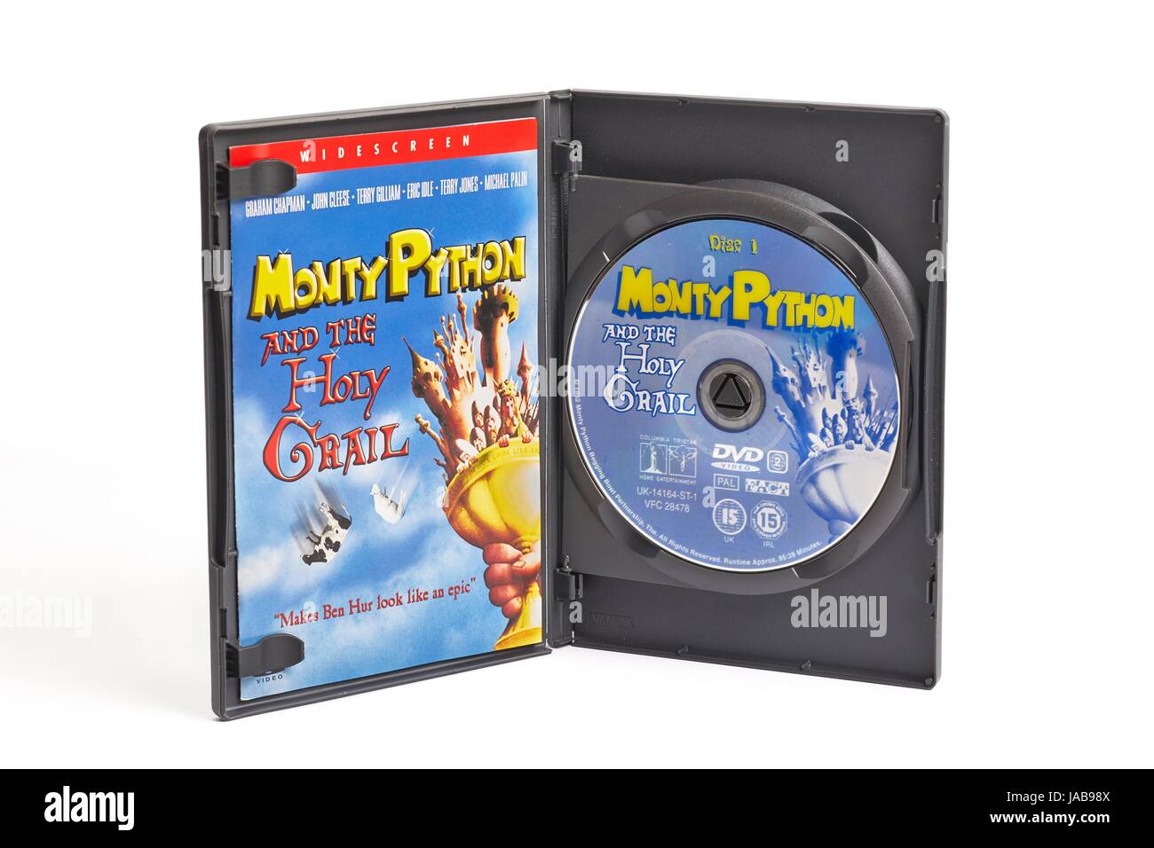 Monty Python and The Holy Grail DVD Stockfoto