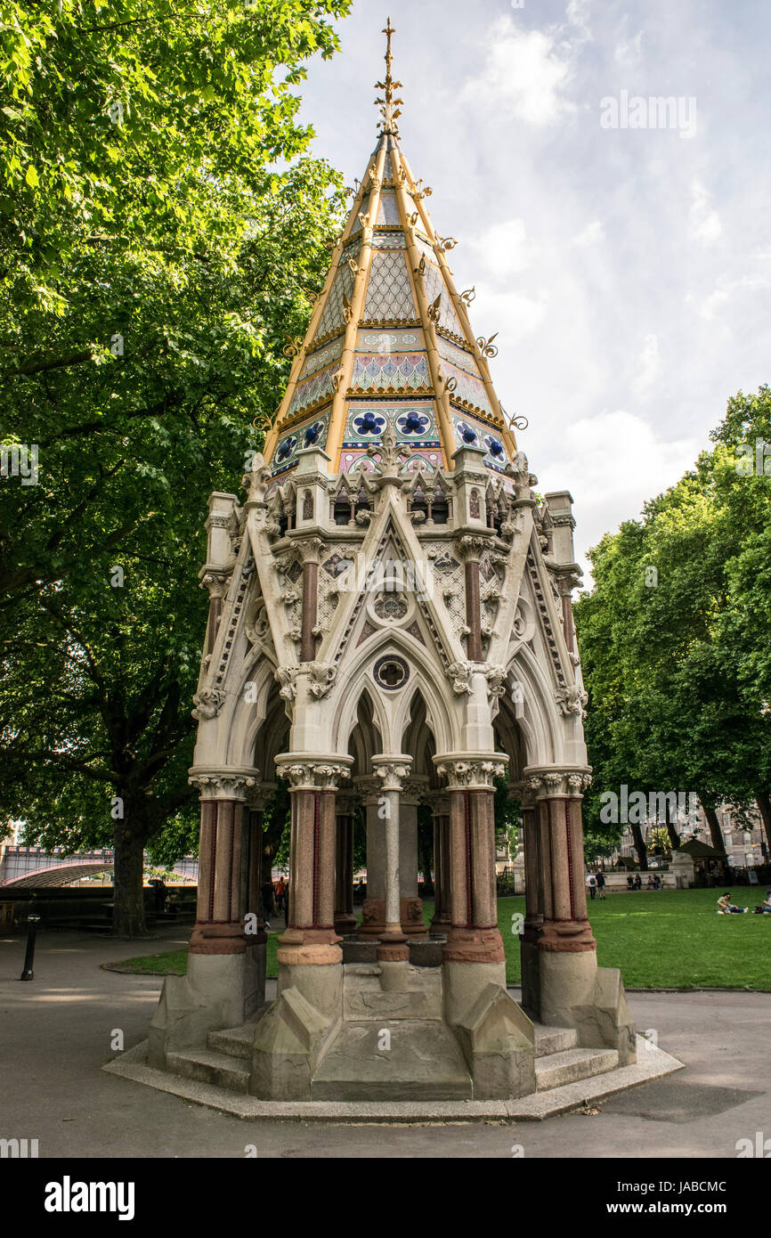 Buxton Memorial Fountain, Millbank, Westminster, London Stockfoto
