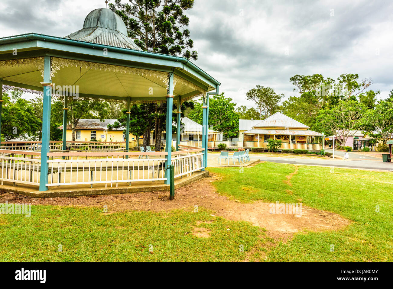 Ansichten rund um Petrie Altstadt QLD Stockfoto