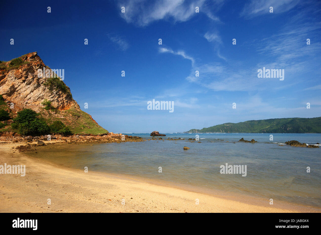 Kuta Beach, Insel Lombok, Indonesien Stockfoto