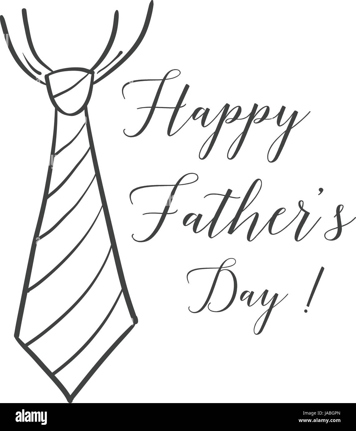 Glückliche Väter Tag Feier Stock Vektor