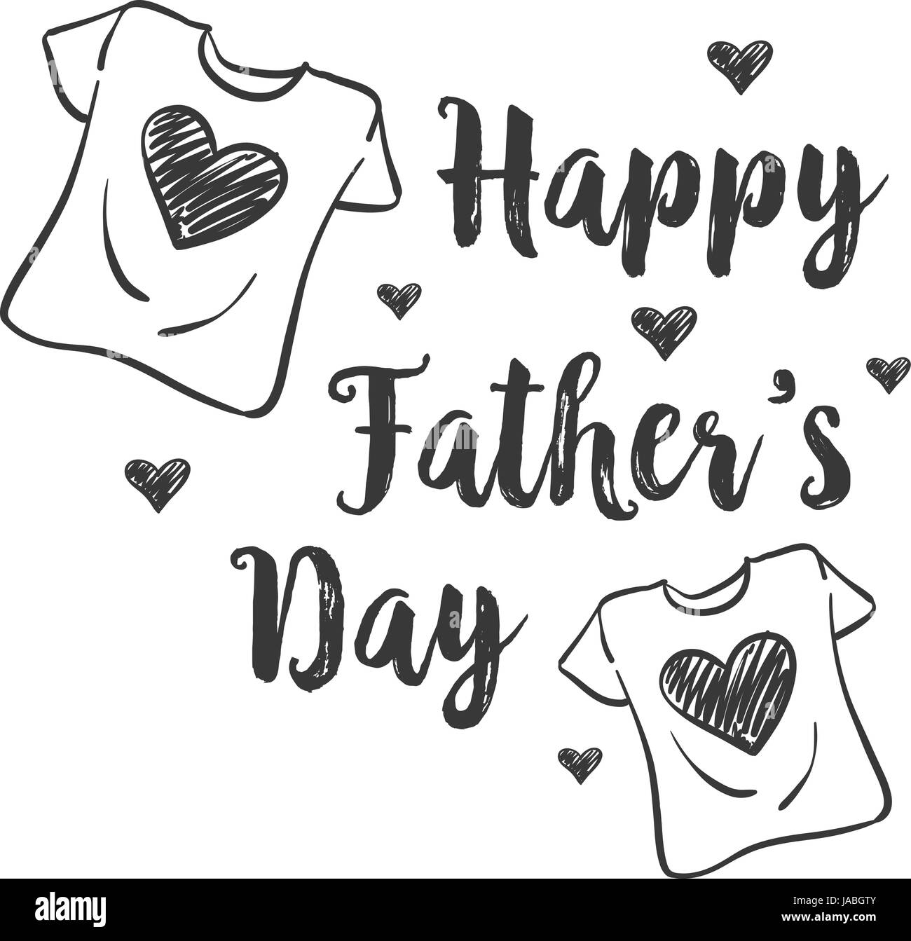 Designsammlung Feier Vater Tag Stock Vektor