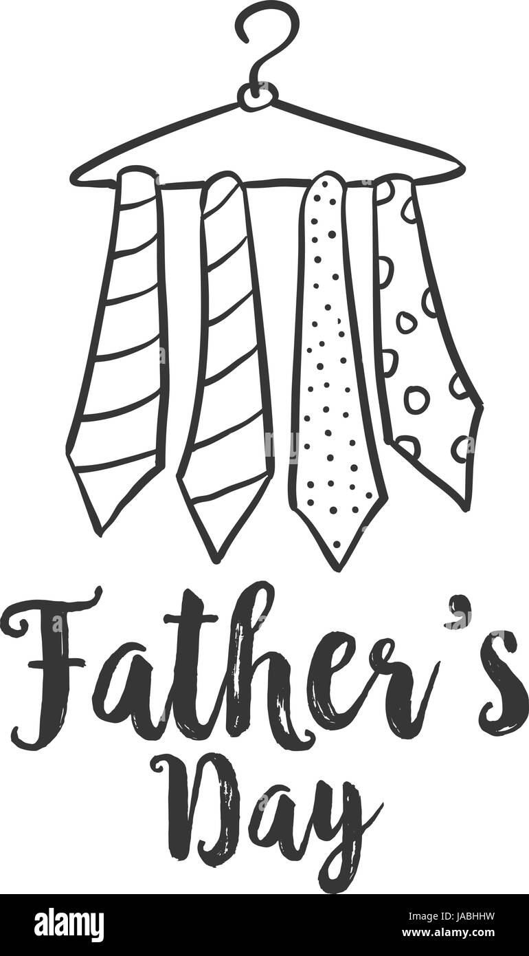 Style-Design für Feiern Vatertag Stock Vektor