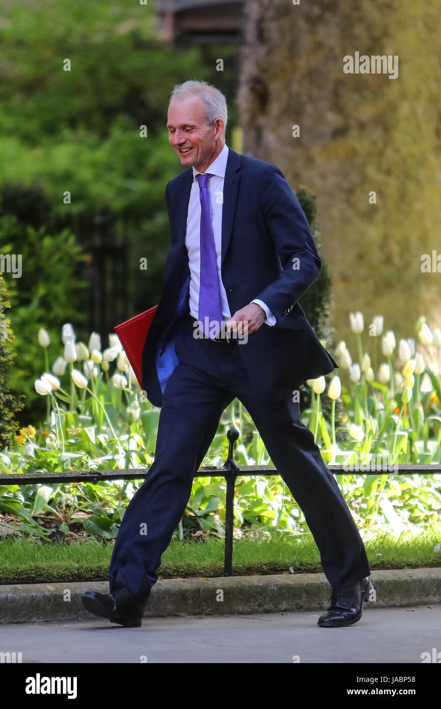 Minister besuchen die wöchentlichen Kabinettssitzung am 10 Downing Street Featuring: David Liddington MP wo: London, Vereinigtes Königreich bei: 25. April 2017 Credit: WENN.com Stockfoto