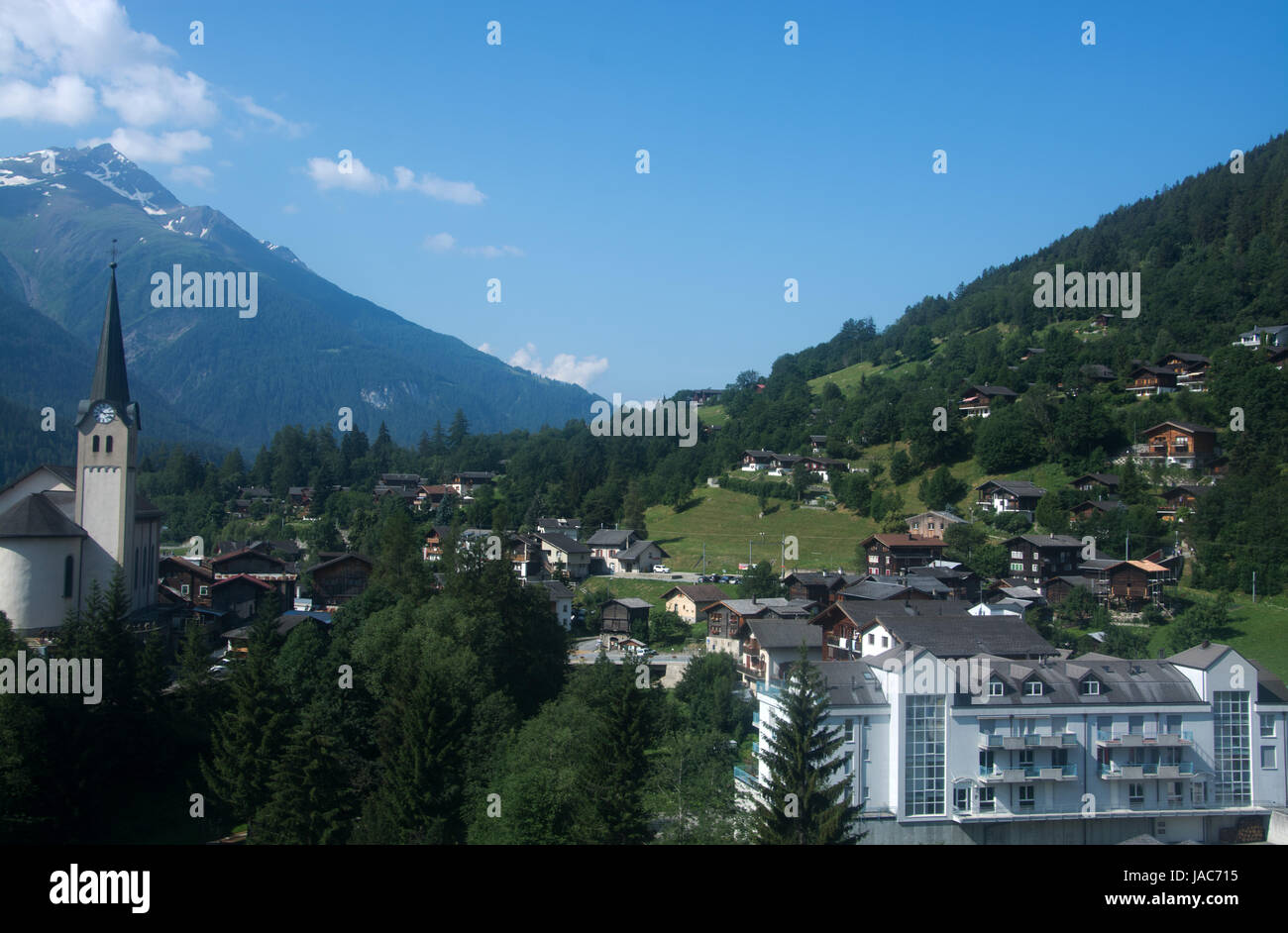 Schweiz, Wallis, Aletsch Stockfoto