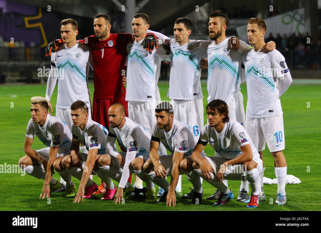 MARIBOR, Slowenien 17. November 2015 Spieler von Slowenien National