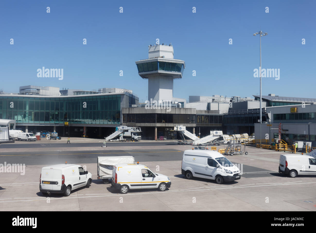 Ansichten von Manchester Airport Stockfoto