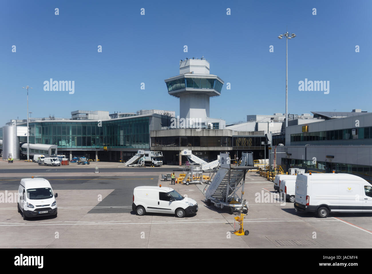 Ansichten von Manchester Airport Stockfoto