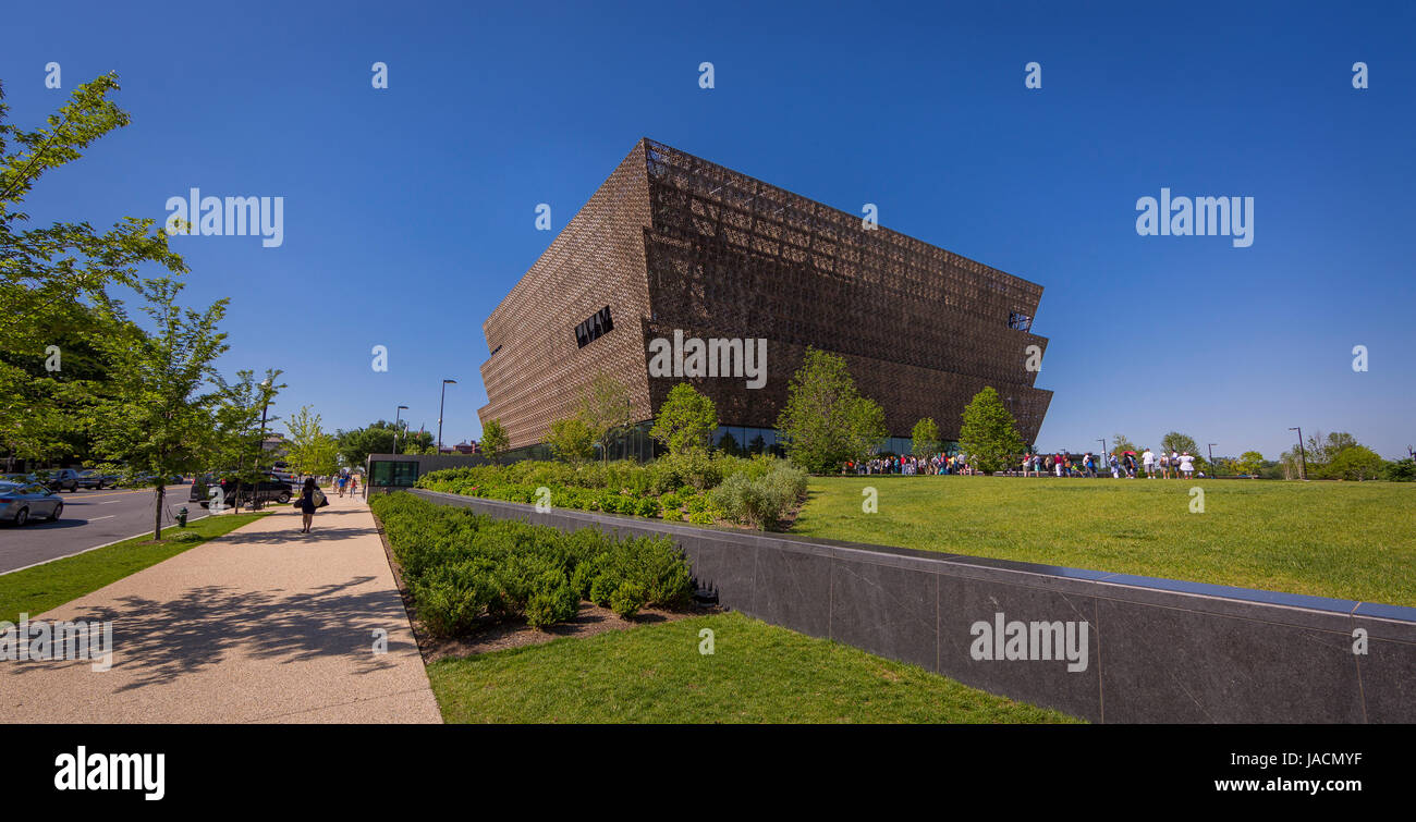 WASHINGTON, DC, USA - Smithsonian National Museum of African American History und Kultur. Stockfoto