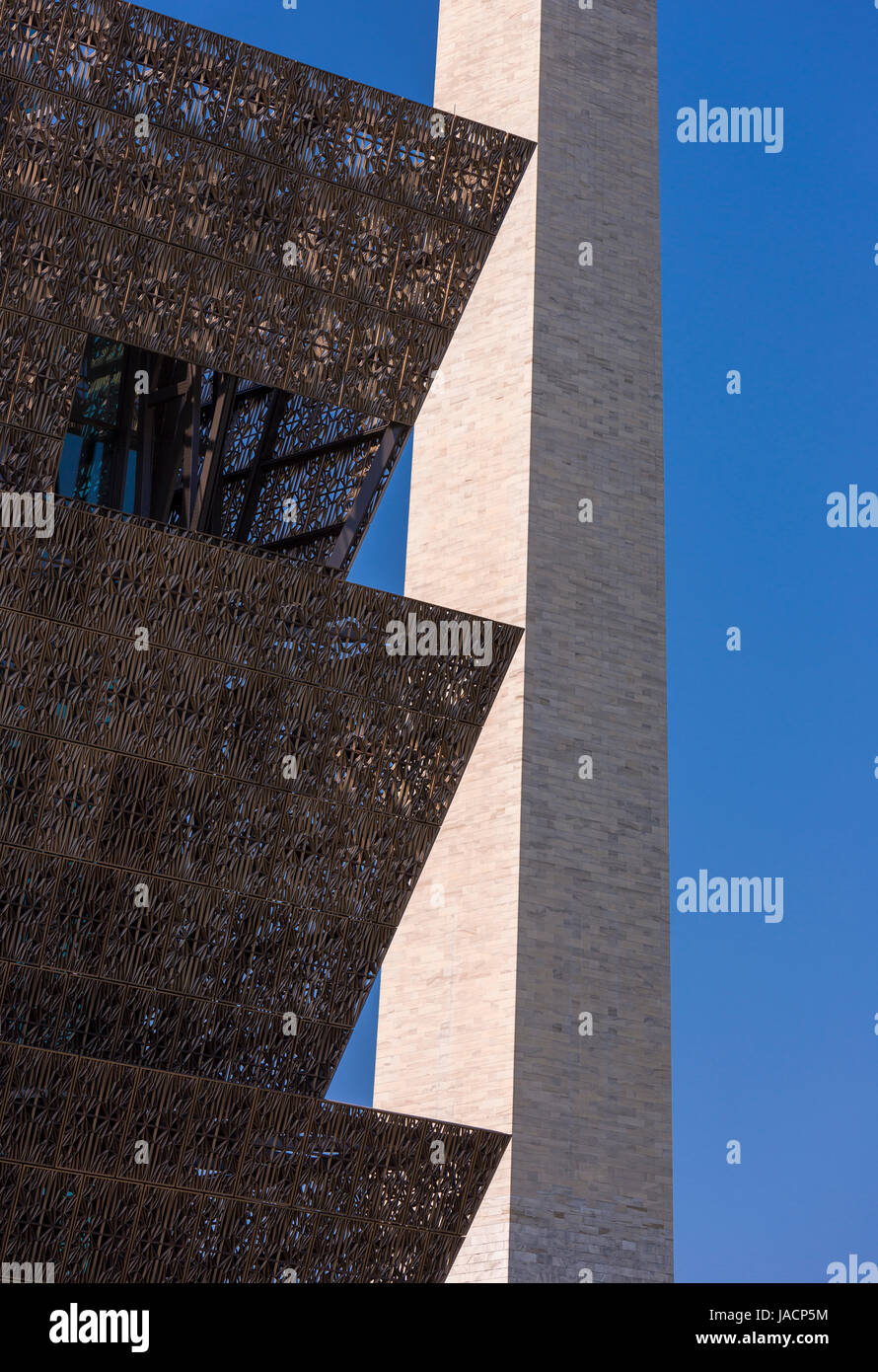 WASHINGTON, DC, USA - Smithsonian National Museum of African American History und Kultur. Stockfoto