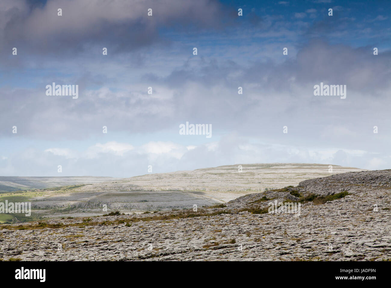 Landschaft Im Burren Nationalpark Stockfoto