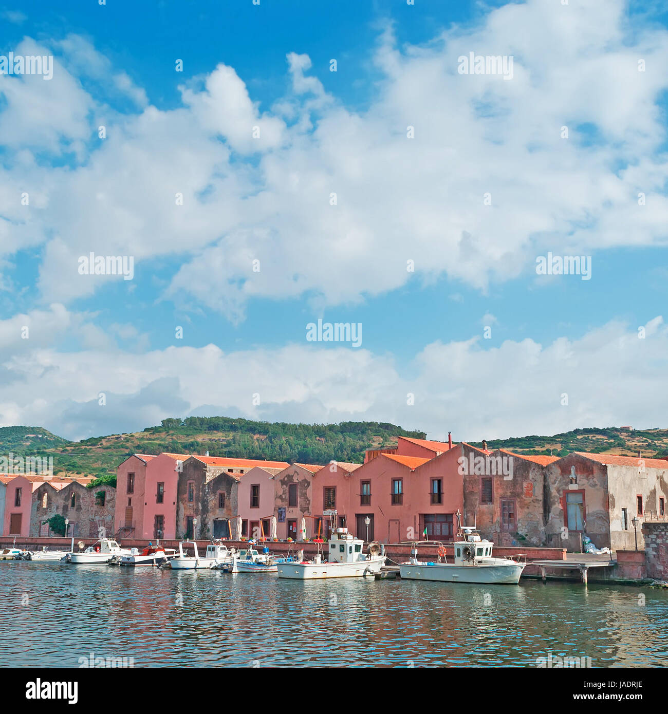 Temo Bank an einem bewölkten Tag Stockfoto