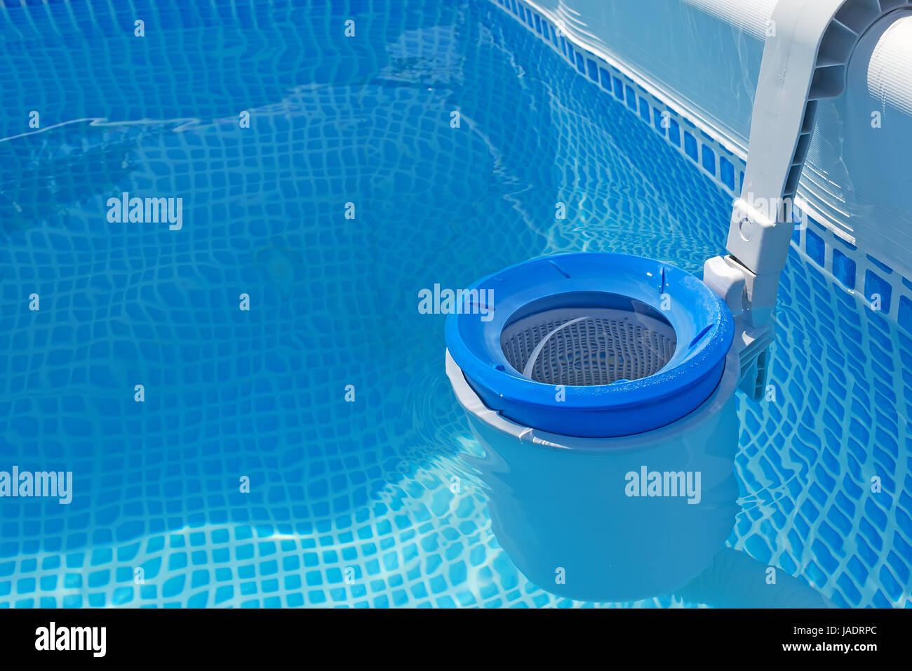 Nahaufnahme von einem Pool filter Stockfoto