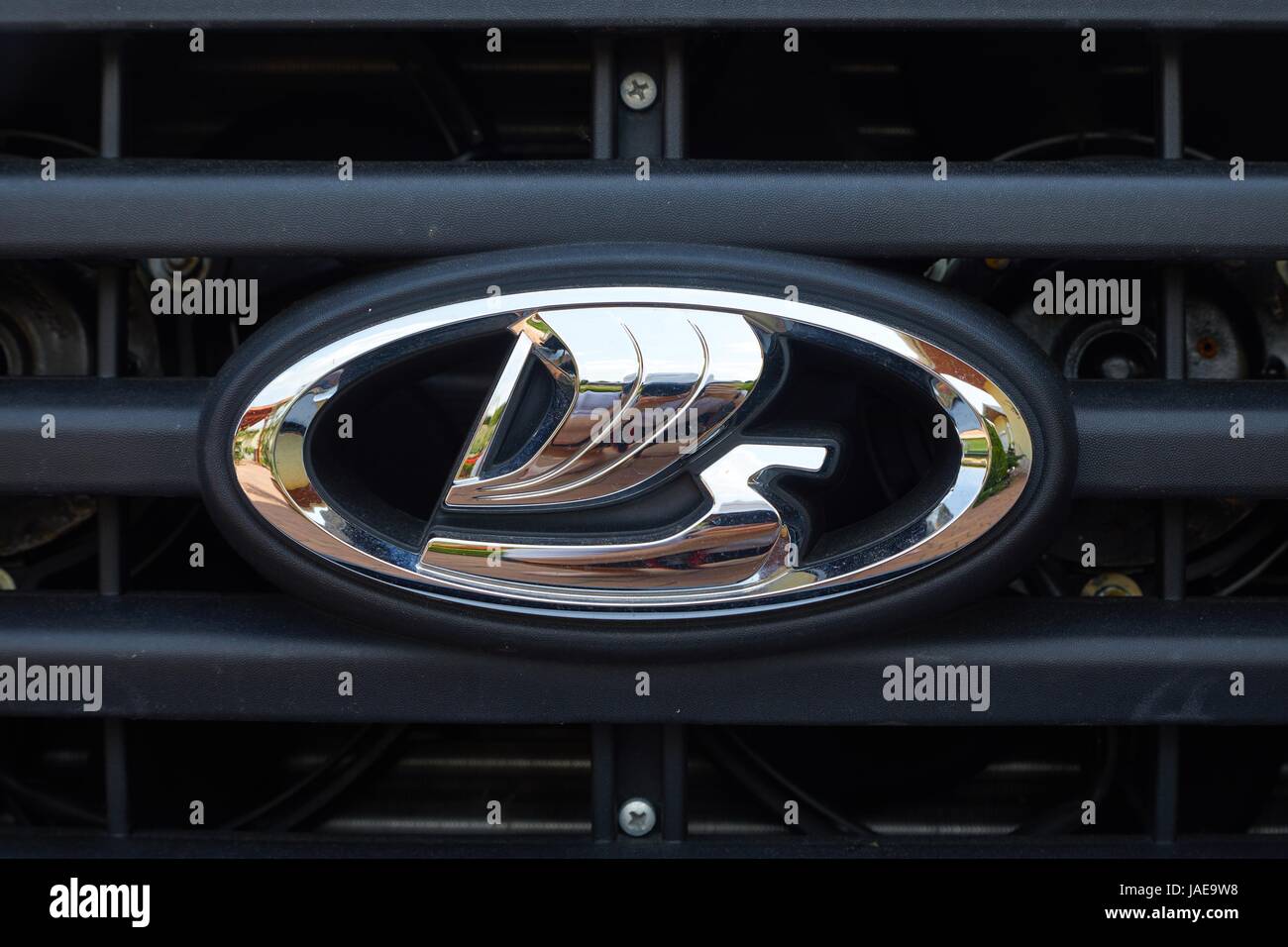 Lada-Auto-logo Stockfoto