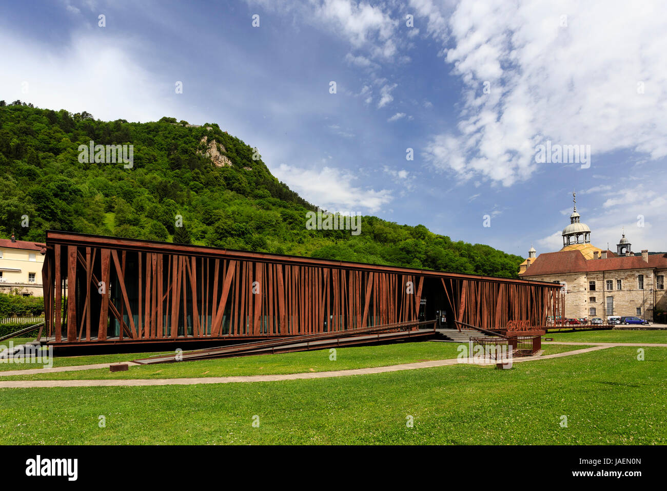 Frankreich, Jura, Salins-les-Bains, casino Stockfoto