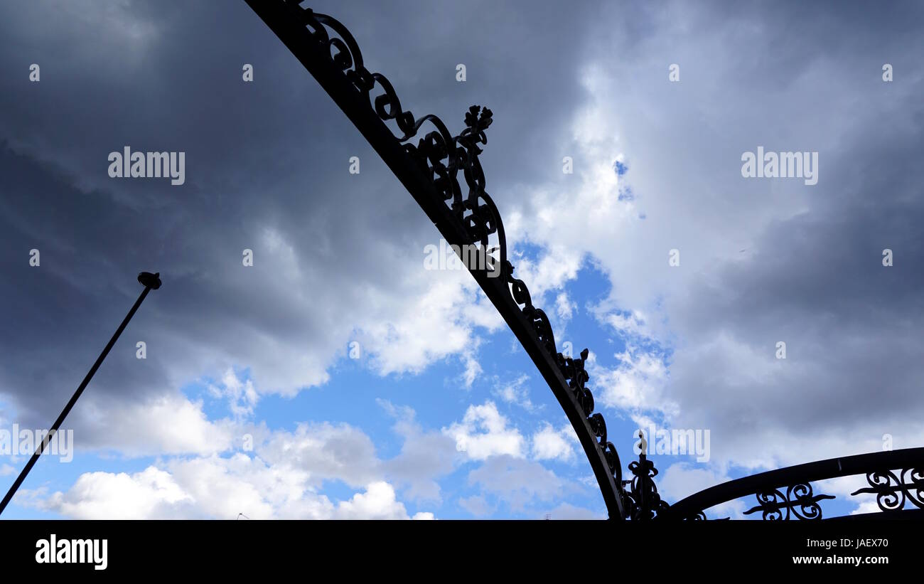 Victorian Parkeingang, London Stockfoto