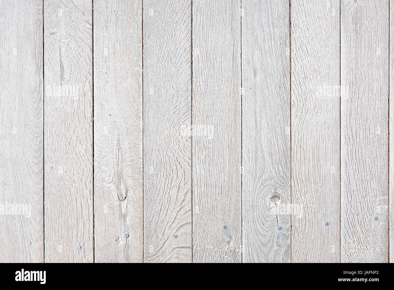 Weiß gewaschen, Holzbohlen, Holzstruktur, Holz Wand Stockfoto