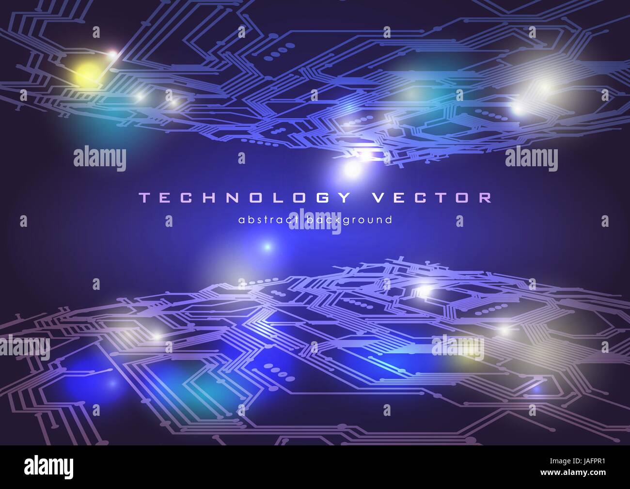Abstrakte Technik-Hintergrund Stock Vektor