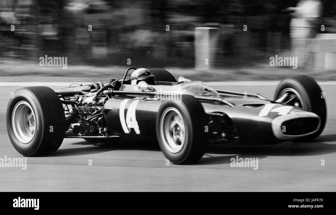 BRM P83, Jackie Stewart 1967 Grand Prix von Belgien Stockfoto