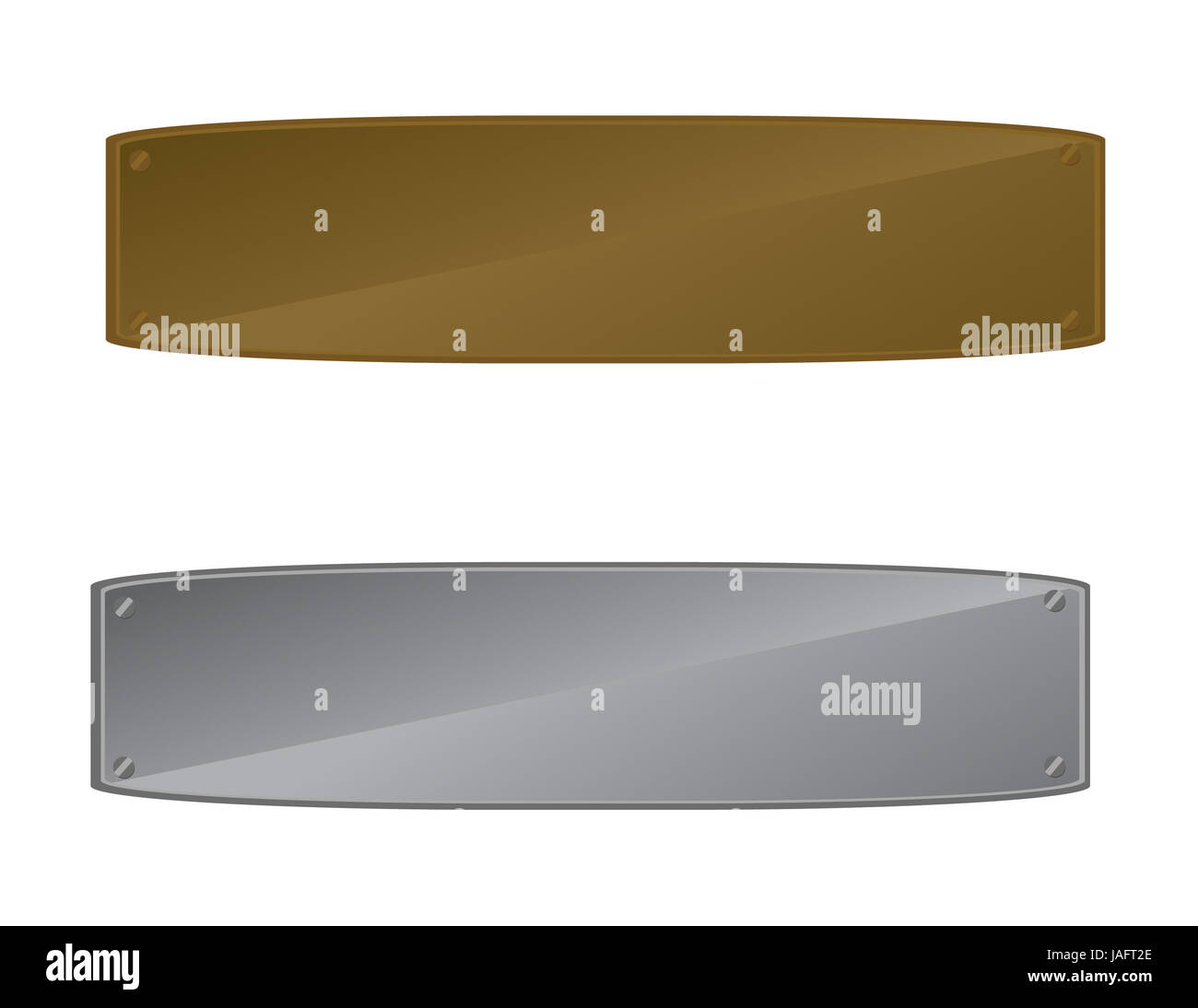 Medaillen-Platten of Achievement... Medaille s kann personalisiert werden. Stockfoto