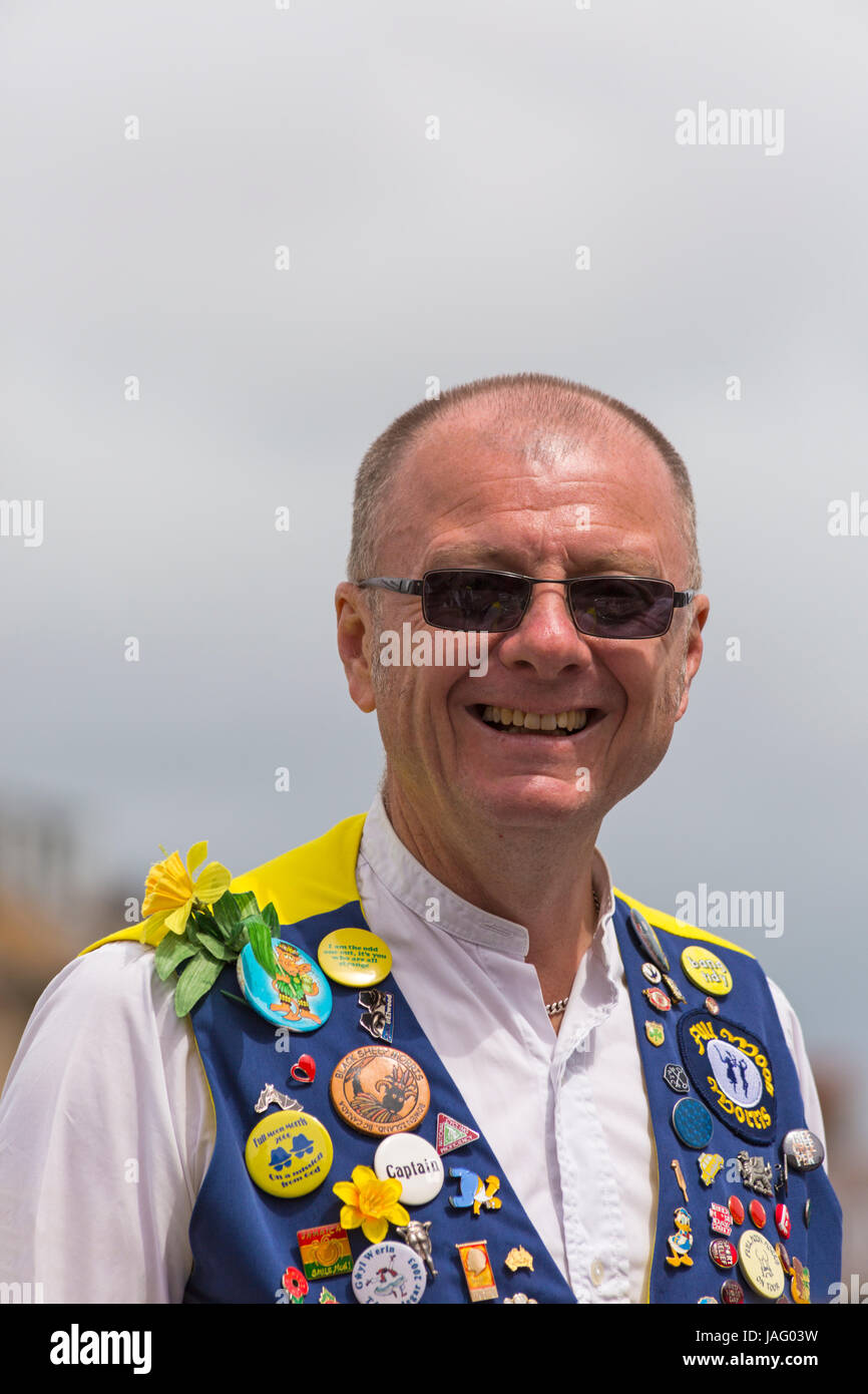 Wessex Folk Festival in Weymouth, Dorset im Juni Stockfoto