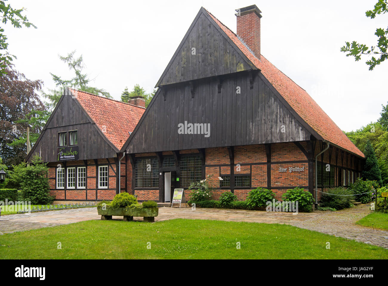Ochtrup Welbergen Alter Posthof Vor Der Wasserburg Haus Welbergen