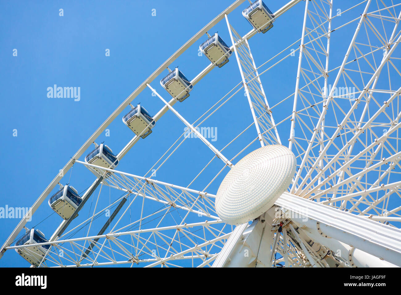 Das Riesenrad von Plymouth, eine 60-Meter-Riesenrad auf der Hacke, Plymouth, Devon, England, UK Stockfoto