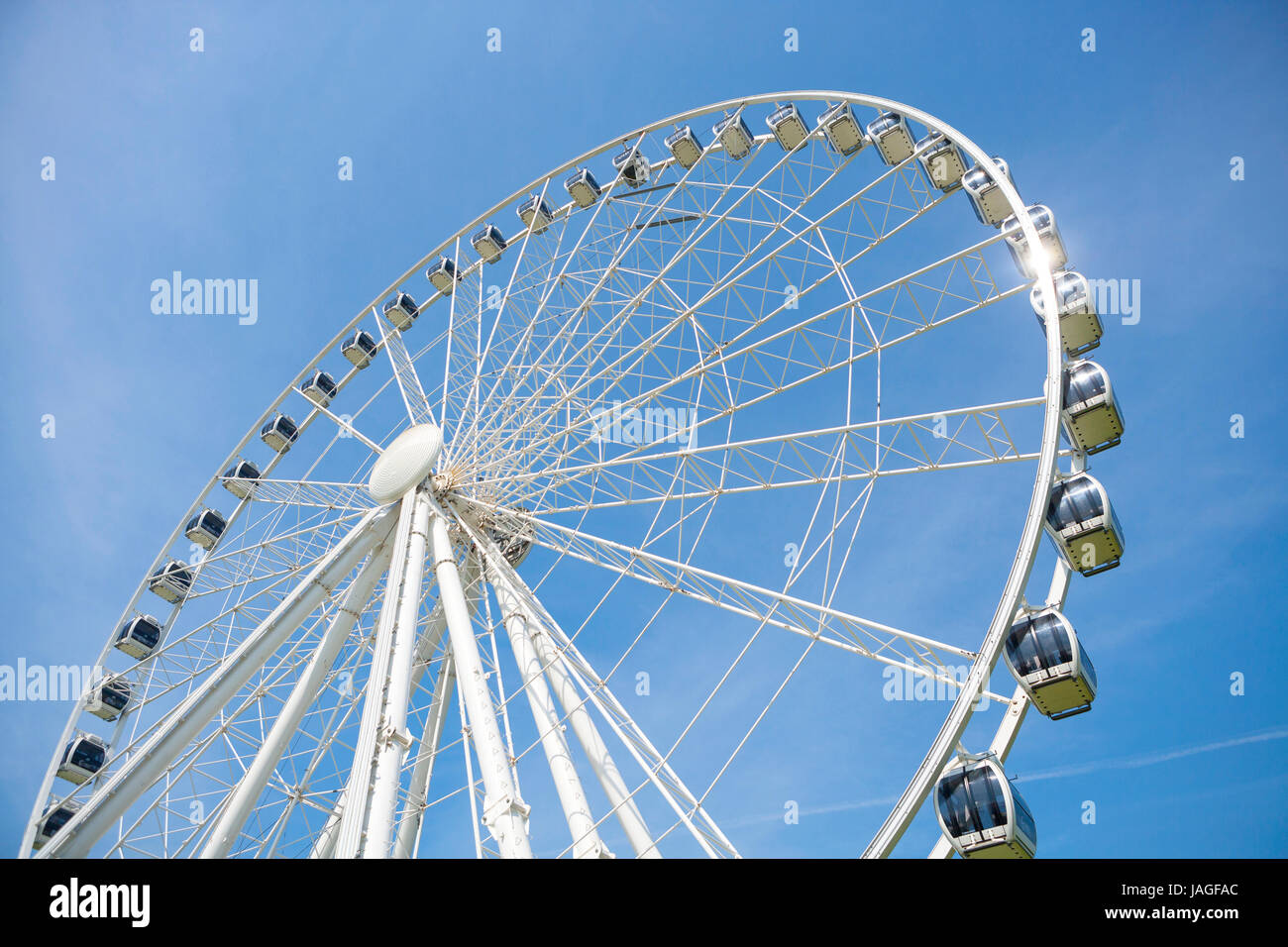 Das Riesenrad von Plymouth, eine 60-Meter-Riesenrad auf der Hacke, Plymouth, Devon, England, UK Stockfoto