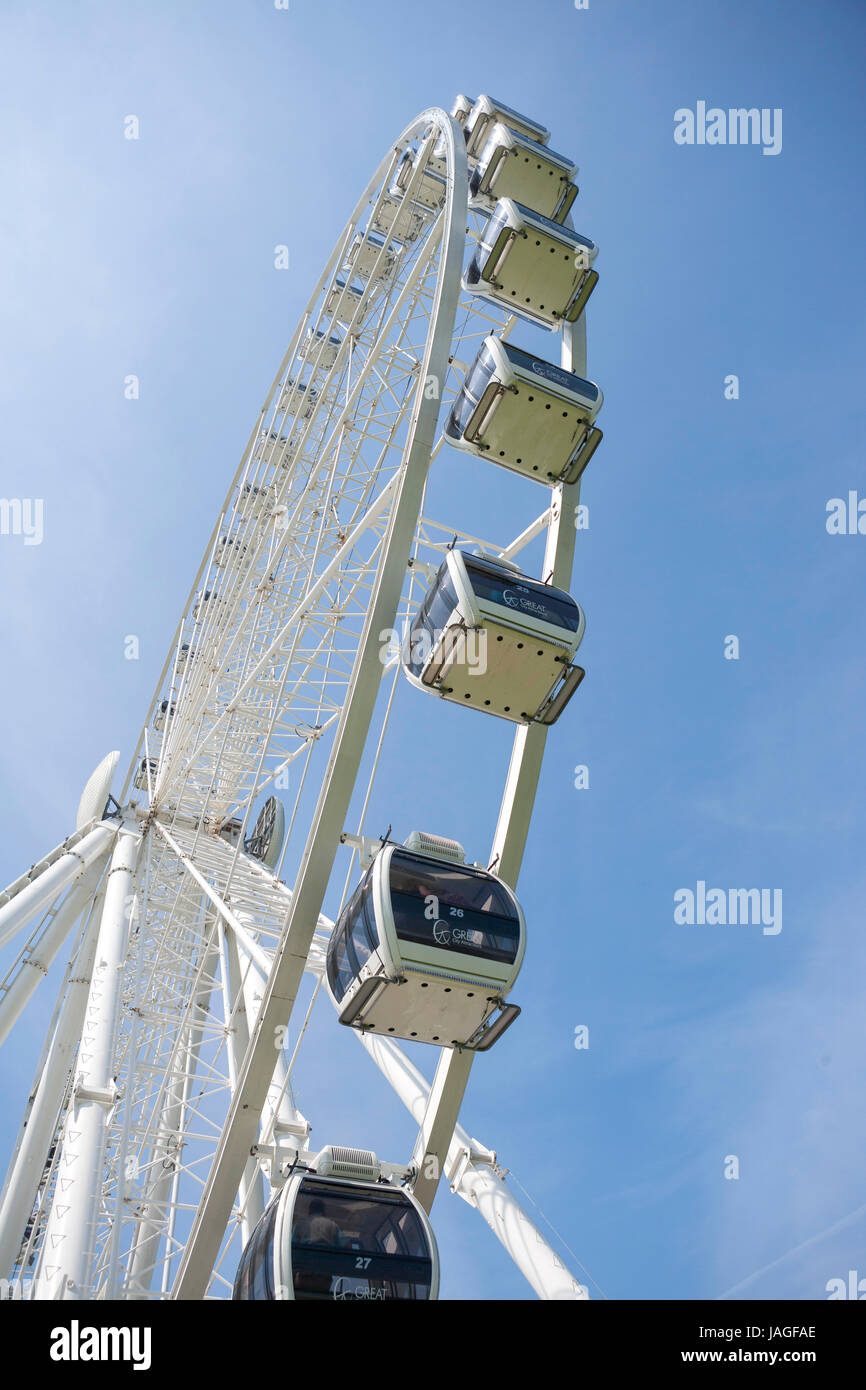 Das Riesenrad von Plymouth, eine 60-Meter-Riesenrad auf der Hacke, Plymouth, Devon, England, UK Stockfoto