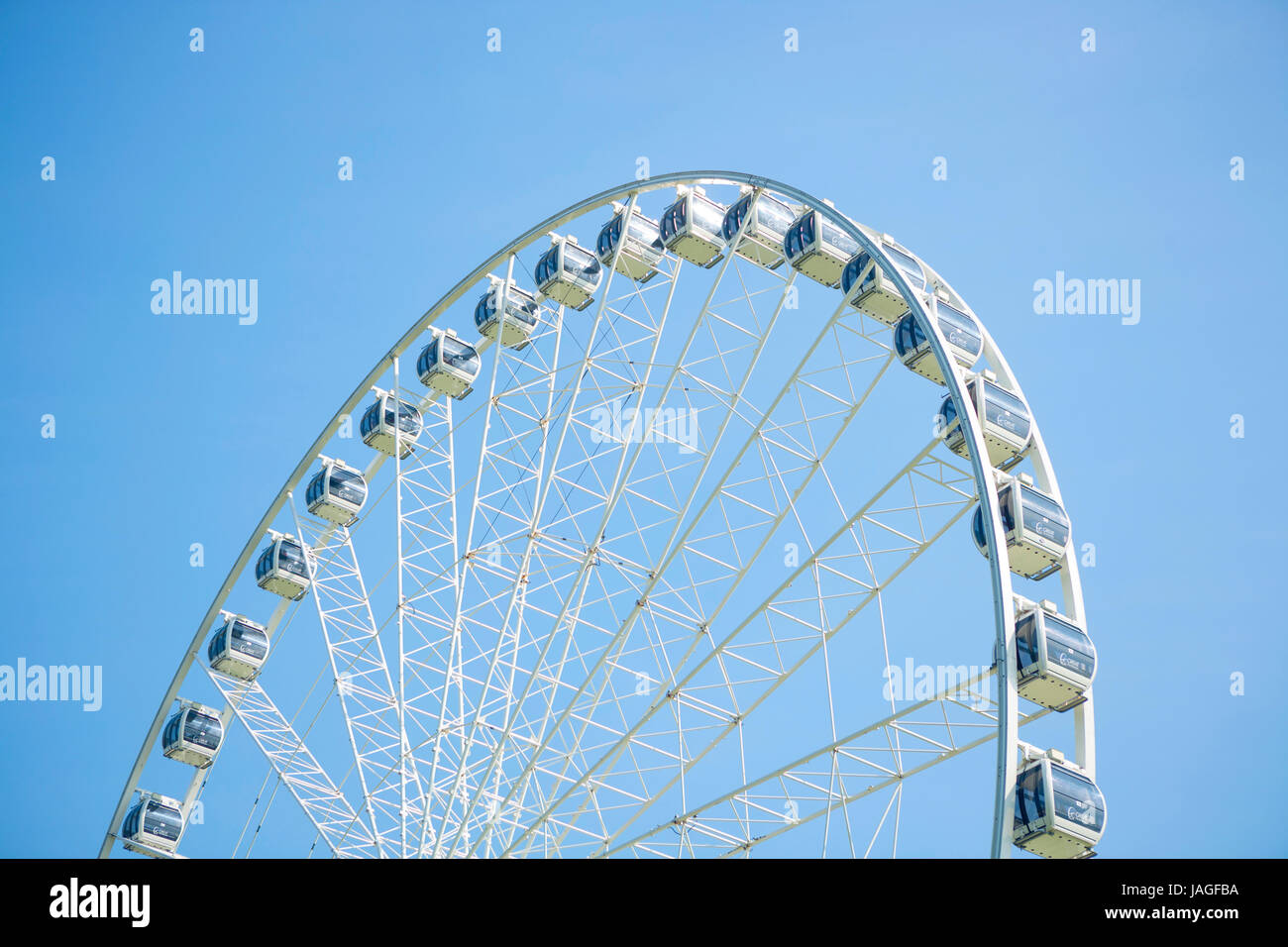 Das Riesenrad von Plymouth, eine 60-Meter-Riesenrad auf der Hacke, Plymouth, Devon, England, UK Stockfoto