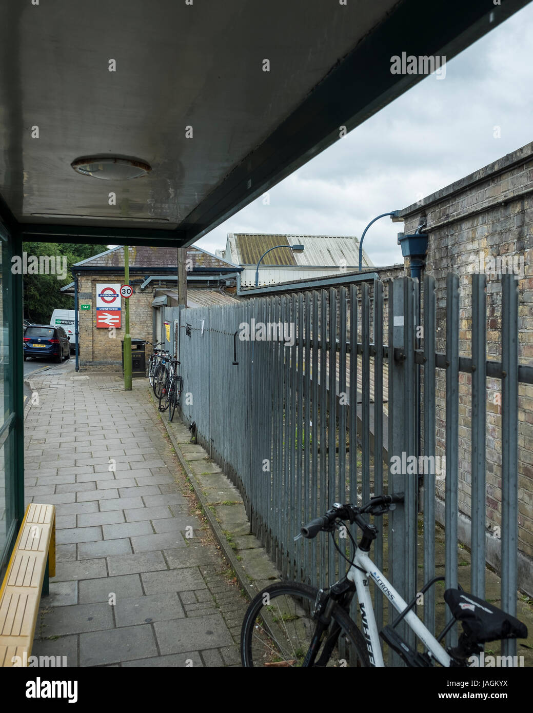 Chorley Holz Bahnhof Stockfoto