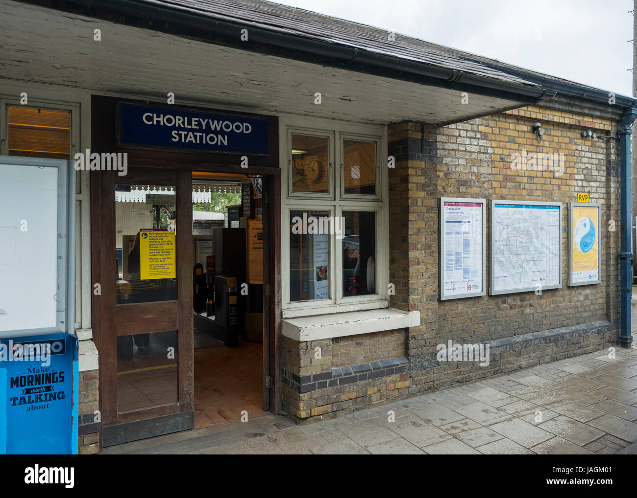 Chorley Holz Bahnhof Stockfoto