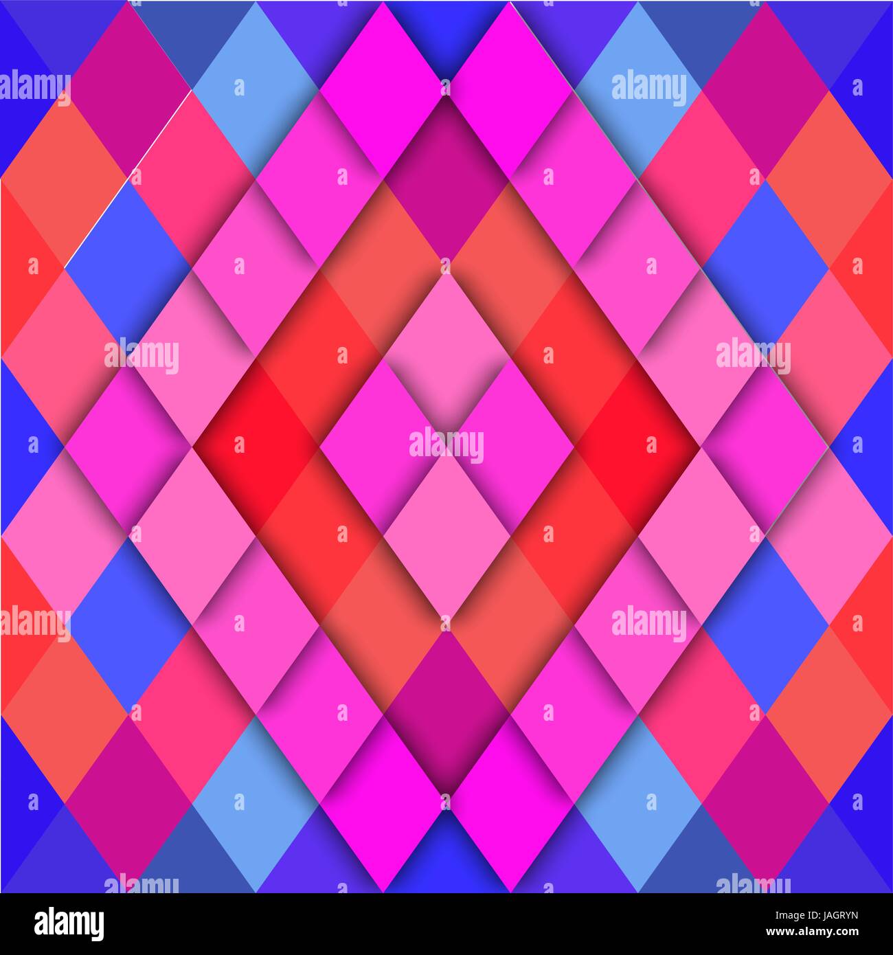 Vektor-geometrischen abstrakten Hintergrund Raute Formen Stock Vektor