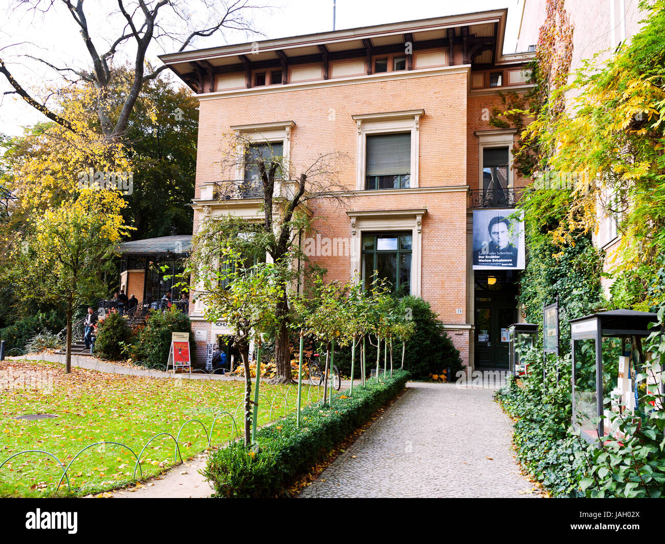 Berlin Deutschland 19 Oktober Ansicht Des Literaturhauses Mit