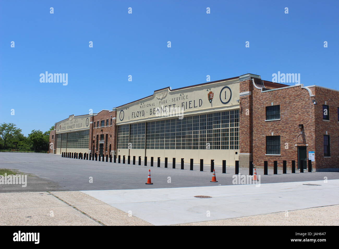 Kleiderbügel, Floyd Bennett Field, Brooklyn, New York Stockfoto