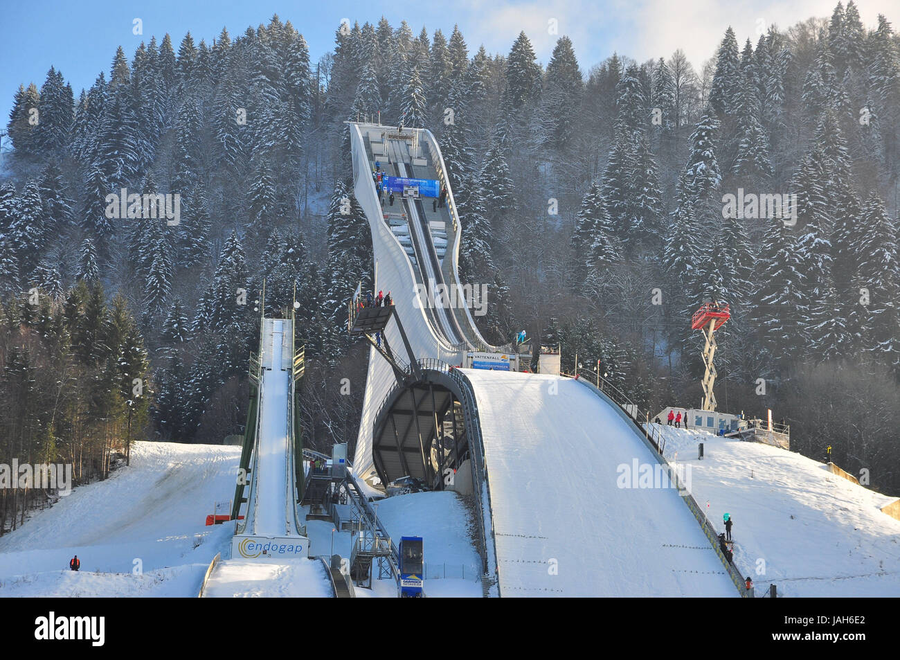 Ski jumping garmisch Fotos und Bildmaterial in hoher Auflösung