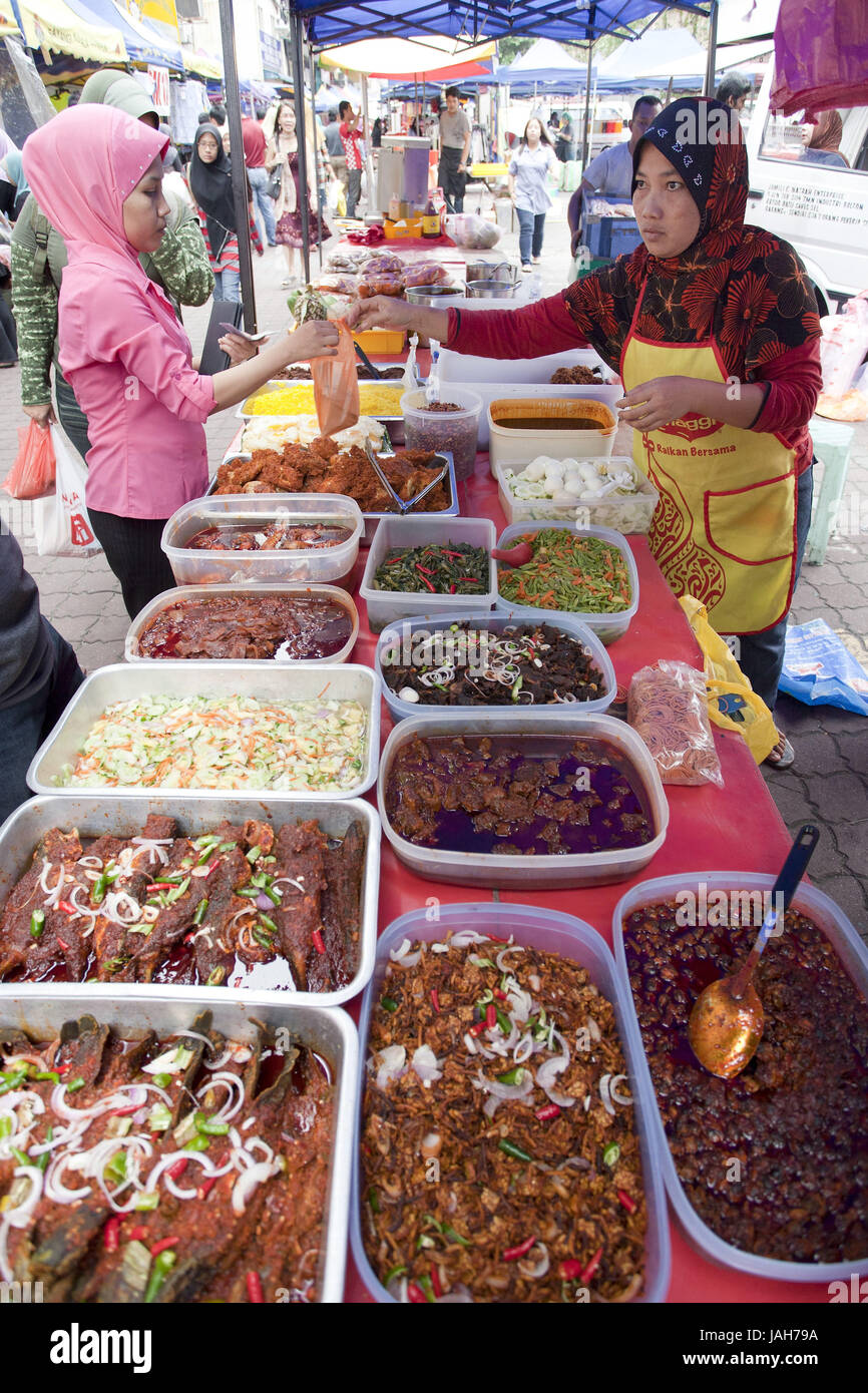 Malaysia, Kuala Lumpur, Little India, Markt, Lebensmittel, Stockfoto