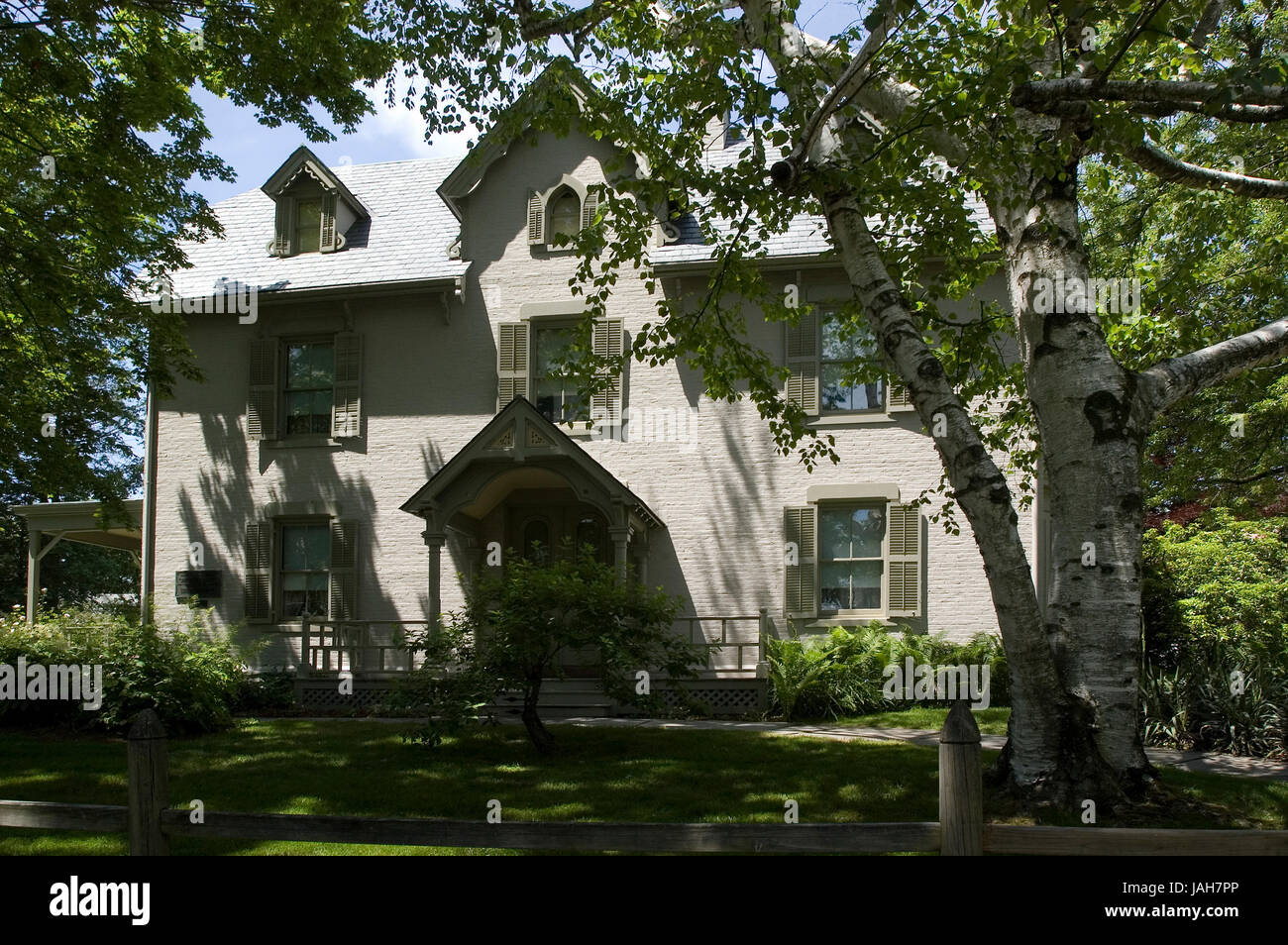 Harriet Beecher Stowe House in Hartford, Connecticut, USA Stockfoto