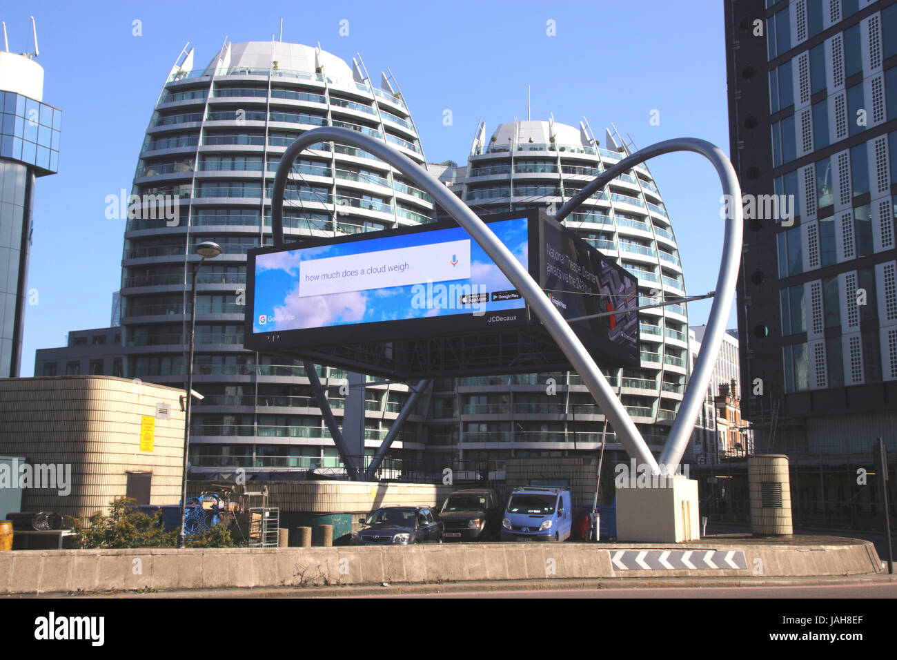 Hackney London Street Kreisverkehr Tech Altstadt Stockfoto