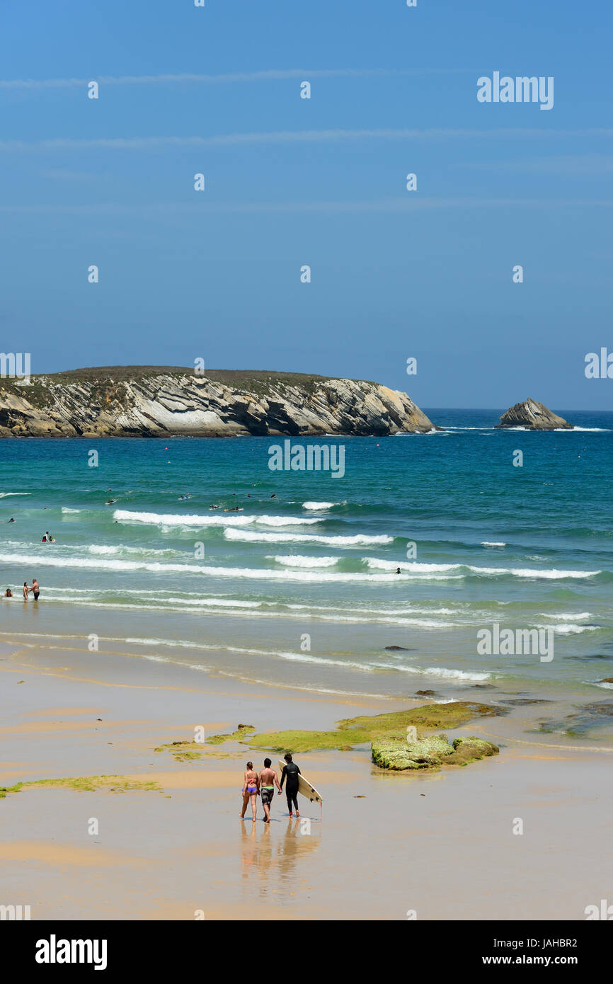 Der schöne Strand von Baleal. Peniche, Portugal Stockfoto