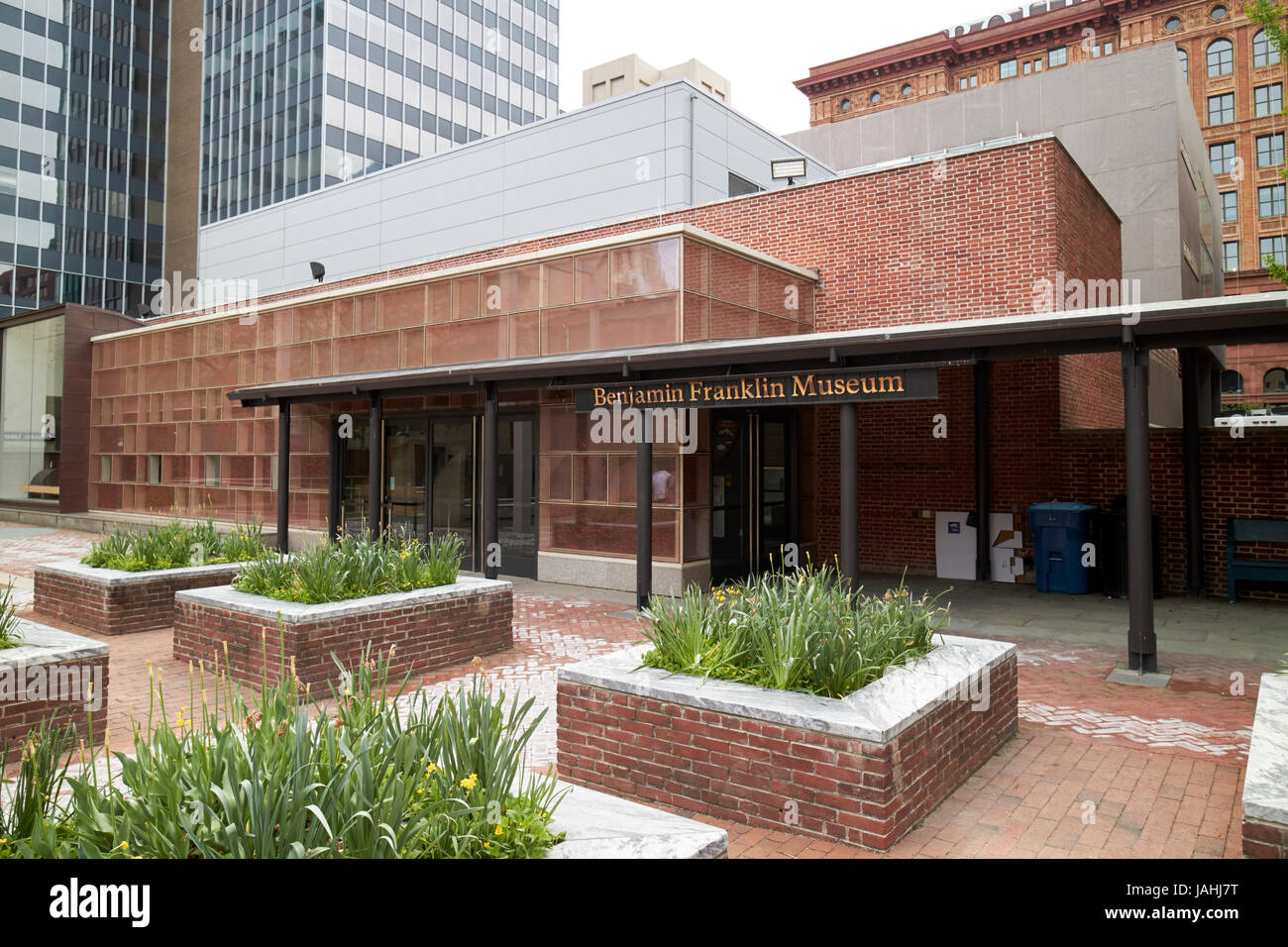 Benjamin Franklin Museum in Franklin Court Philadelphia USA Stockfoto