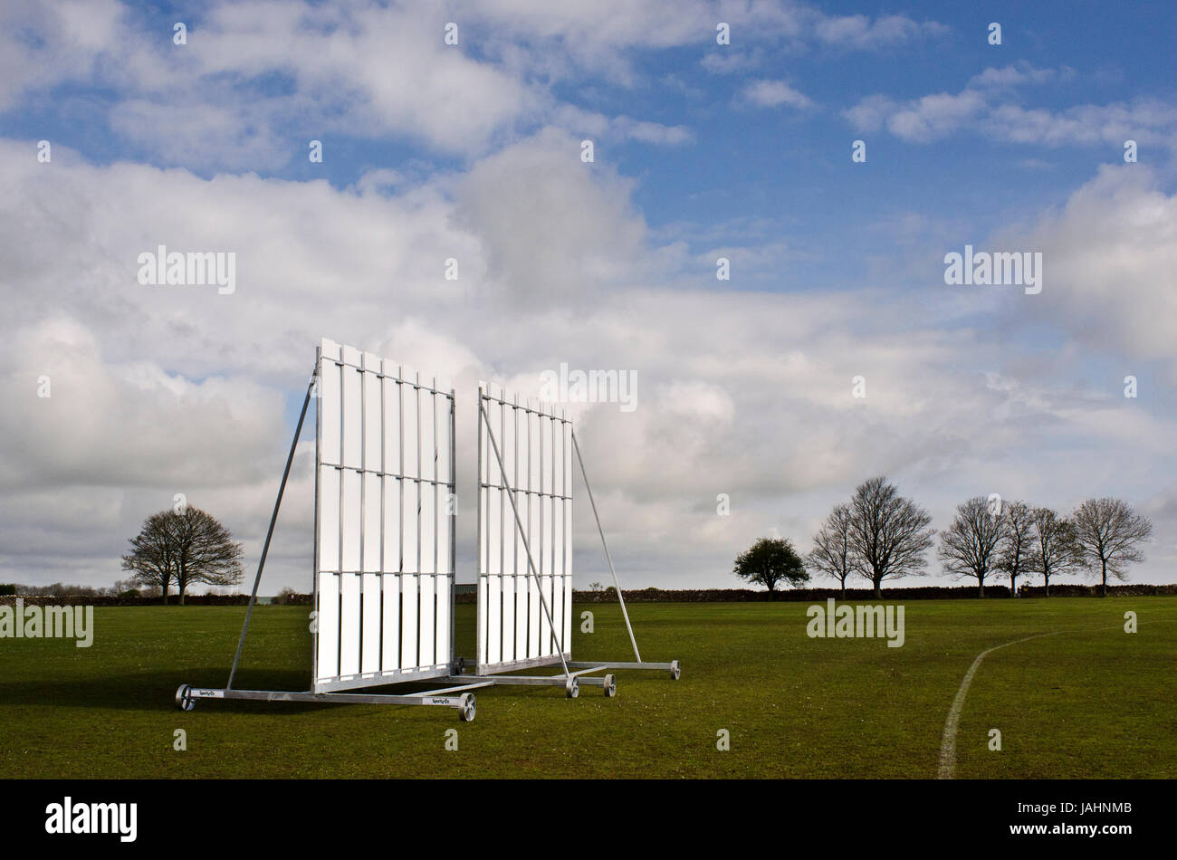 Cricket-Platz Stockfoto