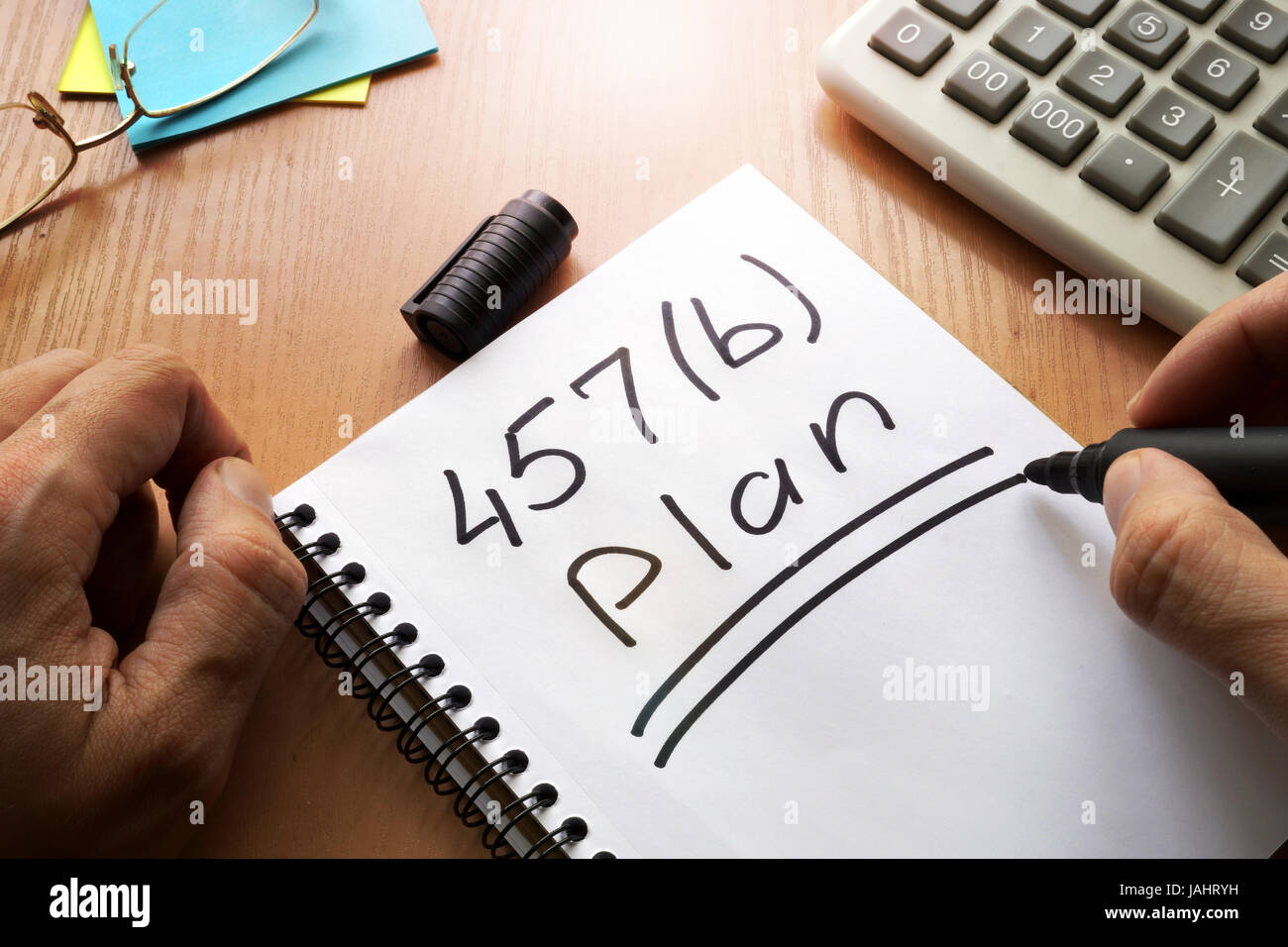 457(b) Plan Konzept. Vorsorgekonto. Stockfoto 457(b) Plan Konzept. Vorsorgekonto. Stockfoto